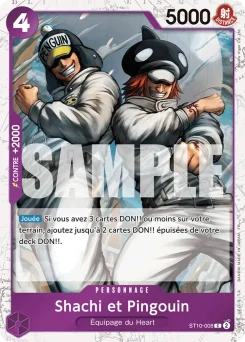 Shachi et Pingouin ST10-008 P3 One Piece Card the Best vol.2