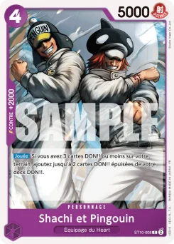 Shachi et Pingouin ST10-008 R1 One Piece Card the Best vol.2