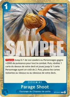 Parage Shoot ST12-017 P1 One Piece Card the Best vol.2