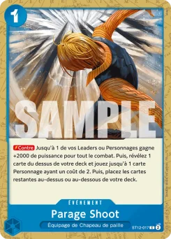 Parage Shoot ST12-017 R1 One Piece Card the Best vol.2