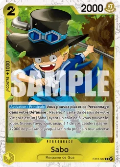 Sabo ST13-007 P1 One Piece Card the Best vol.2