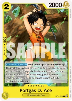 Portgas D. Ace ST13-010 R1 One Piece Card the Best vol.2