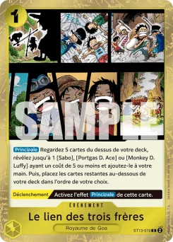 Le lien des trois frères ST13-019 P1 One Piece Card the Best vol.2