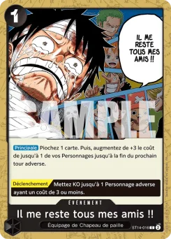 Il me reste tous mes amis !! ST14-016 R1 One Piece Card the Best vol.2