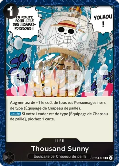Thousand Sunny ST14-017 P1 One Piece Card the Best vol.2