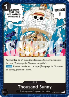 Thousand Sunny ST14-017 R1 One Piece Card the Best vol.2