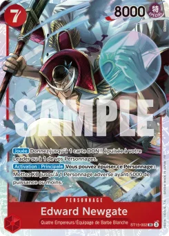 Edward Newgate ST15-002 R1 One Piece Card the Best vol.2