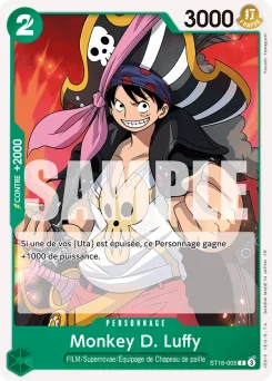 Monkey D. Luffy ST16-005 R1 One Piece Card the Best vol.2