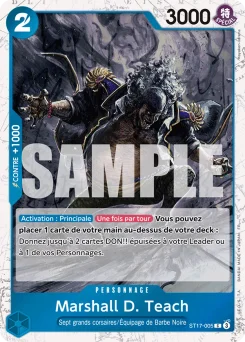 Marshall D. Teach ST17-005 P1 One Piece Card the Best vol.2