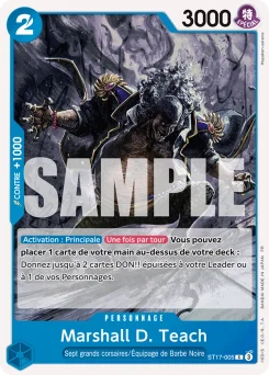 Marshall D. Teach ST17-005 R1 One Piece Card the Best vol.2