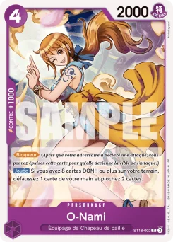 O-Nami ST18-002 R1 One Piece Card the Best vol.2