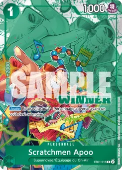 Scratchmen Apoo EB01-015 P2 Carte promo