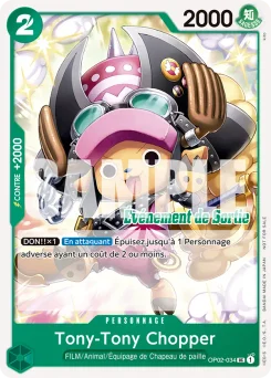 Tony-Tony Chopper OP02-034 P1 Carte promo