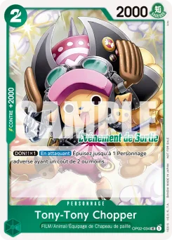Tony-Tony Chopper OP02-034 P2 Carte promo