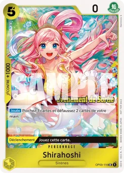 Shirahoshi OP03-116 P2 Carte promo