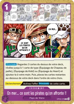 En mer... ce sont les pirates qu'on affronte !! OP05-076 P2 Carte promo