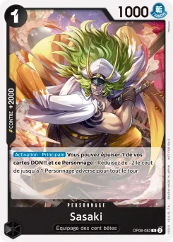 Sasaki OP08-082 P1 Carte promo