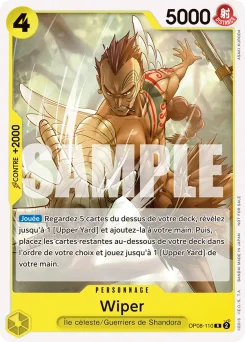 Wiper OP08-110 P1 Carte promo