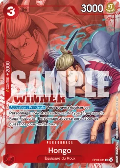 Hongo OP09-011 P2 Carte promo