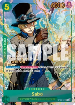 Sabo OP09-027 P3 Carte promo