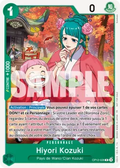 Hiyori Kozuki OP12-028 P1 Carte promo