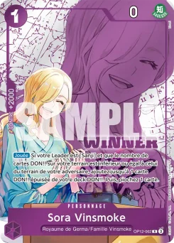 Sora Vinsmoke OP12-062 P2 Carte promo