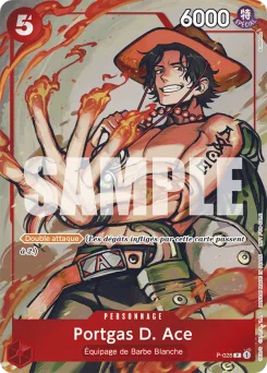 Portgas D. Ace P-028 Carte promo
