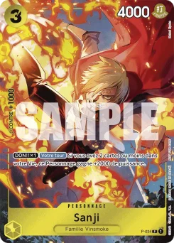 Sanji P-034 Carte promo