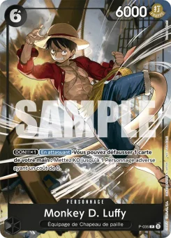 Monkey D. Luffy P-035 Carte promo