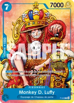 Monkey D. Luffy P-043 P1 Carte promo