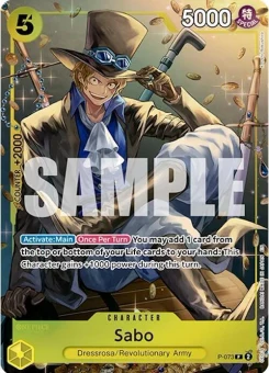 Sabo P-073 Tin Pack Carte promo