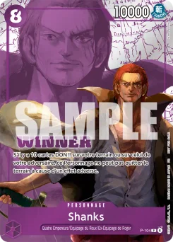 Shanks P-104 P2 Carte promo