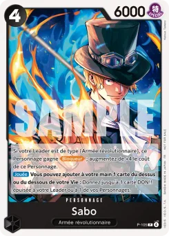 Sabo P-105 P2 Carte promo