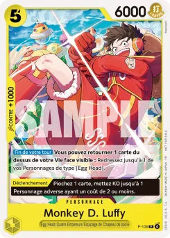 Monkey D. Luffy P-106 Carte promo