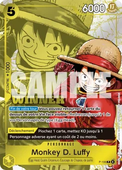 Monkey D. Luffy P-106 P2 Carte promo