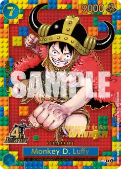 Monkey D. Luffy P-110 P1 Carte promo
