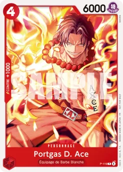 Portgas D. Ace P-119 Carte promo