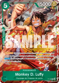 Monkey D. Luffy P-135 P1 Carte promo