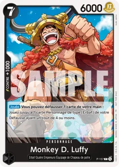 Monkey D. Luffy P-157 Carte promo