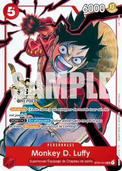 Monkey D. Luffy ST01-012 P1 Carte promo