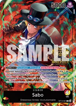 Sabo ST13-001 P1 Carte promo