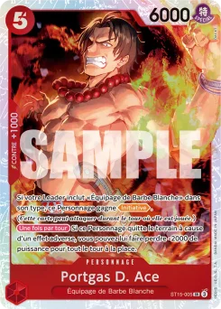 Portgas D. Ace ST15-005 Rouge Edward Newgate