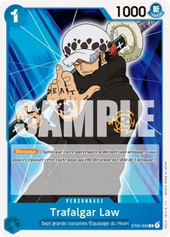 Trafalgar Law ST03-008 P1 Bleu Don Quijote Doflamingo