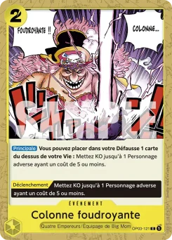 Colonne foudroyante OP03-121 P1 Jaune Charlotte Katakuri