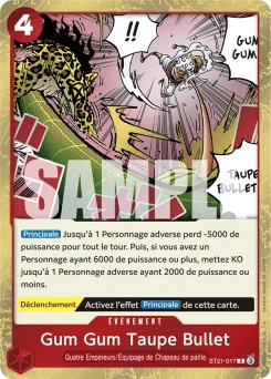 Gum Gum Taupe Bullet ST21-017 Gear 5th