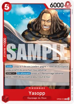 Yasopp OP09-013 R1 Rouge Shanks