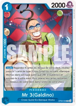 Mr 3 (Galdino) OP09-056 R1 Bleu Baggy