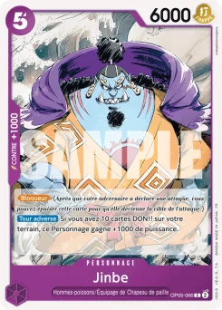 Jinbe OP05-066 R1 Violet/Noir Monkey D. Luffy