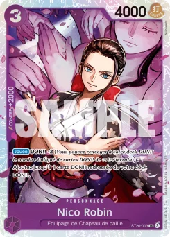 Nico Robin ST26-003 Violet/Noir Monkey D. Luffy