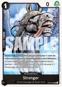 Stronger OP09-089 R1 Noir Marshall D. Teach